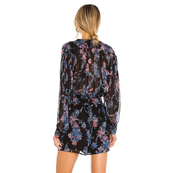 NEW IRO REVOLVE BLACK PRINTED ROMPER - Picture 6 of 10